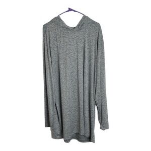 Real Essentials Men’s Gray Long Sleeve Tall Hoodie Size 3X